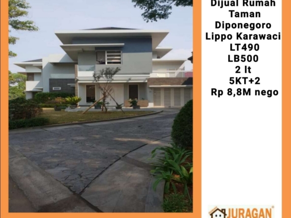 Dijual Rumah Taman Diponegoro Lippo Karawaci SATULISTING.com