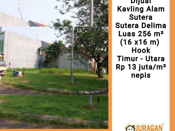 Dijual Kavling Alam Sutera Sutera Delima SATULISTING.com