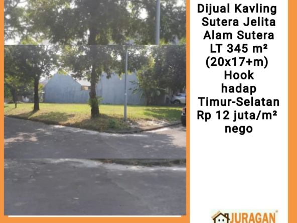 Dijual Kavling Sutera Jelita Alam Sutera SATULISTING.com