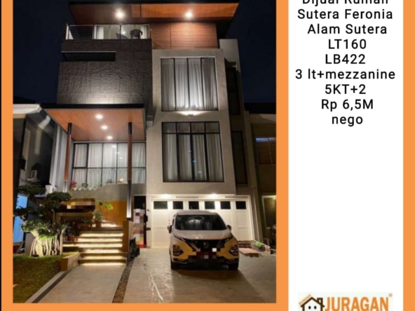 Dijual Rumah Sutera Feronia Alam Sutera SATULISTING.com