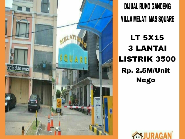 Dijual Ruko Gandeng Villa Melati Mas Square SATULISTING.com