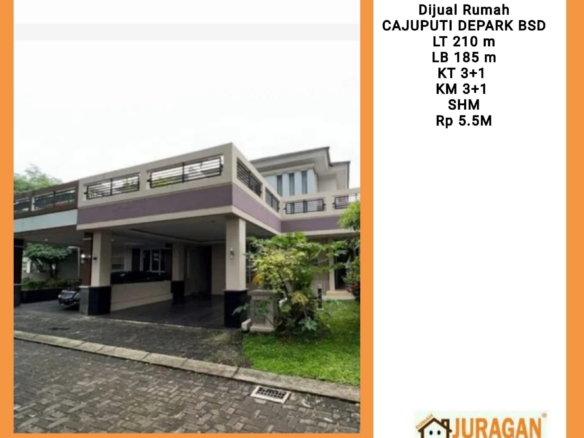 Dijual Rumah CAJUPUTI DEPARK BSD SATULISTING.com