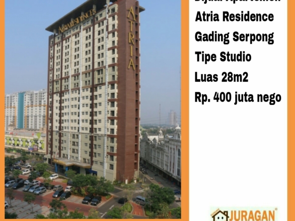 DIJUAL APARTEMEN ATRIA RESIDENCE GADING SERPONG SATULISTING.com