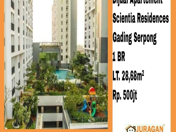 Dijual Apartement Scientia Residences Gading Serpong SATULISTING.com