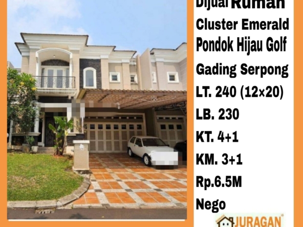 Dijual Cluster Emerald PHG Gading Serpong SATULISTING.com