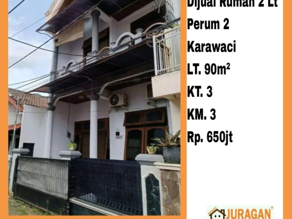 Dijual Rumah 2 Lt Perum 2 Karawaci SATULISTING.com