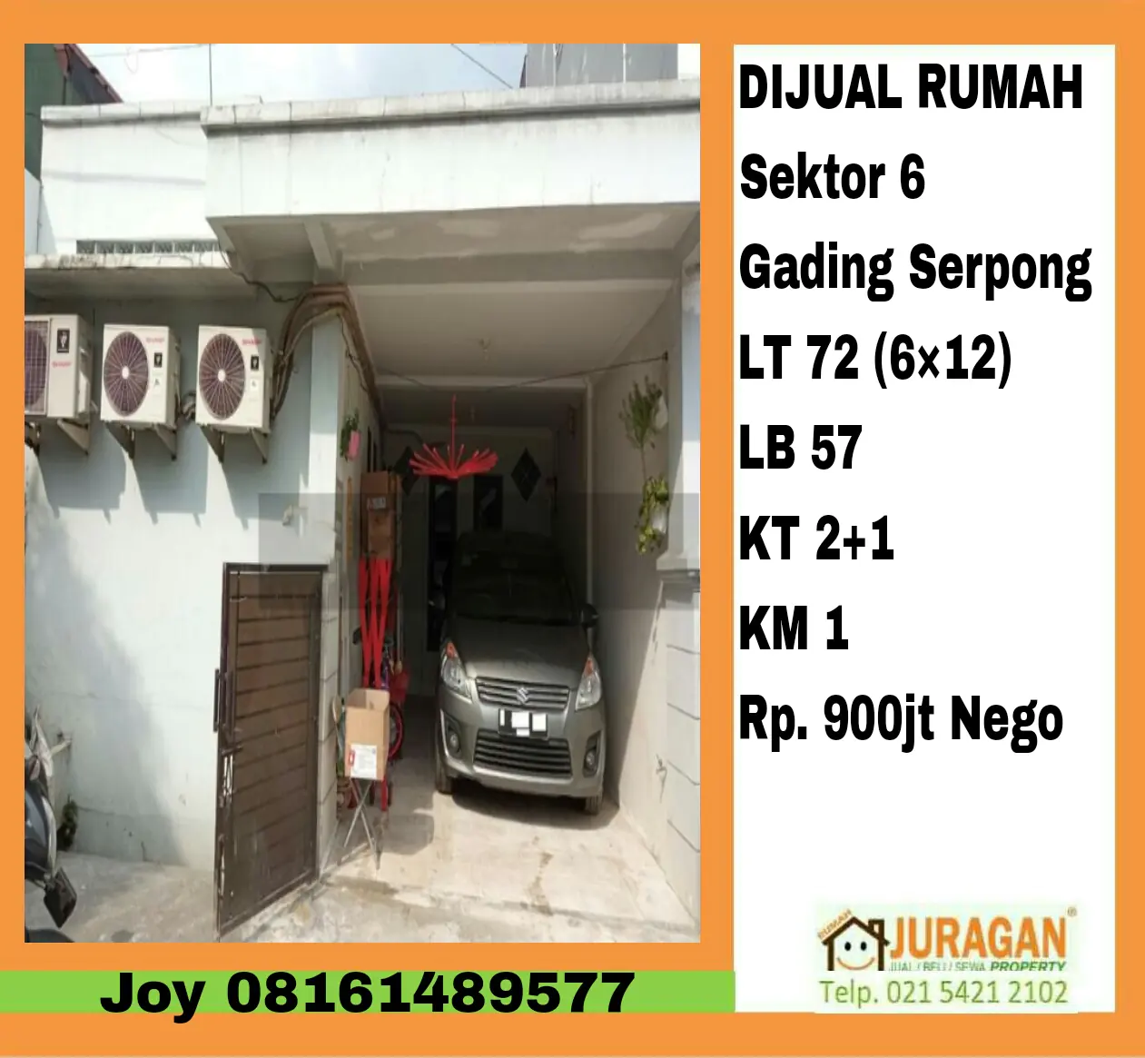 DIJUAL RUMAH SEKTOR 6 GADING SERPONG SATULISTING.com