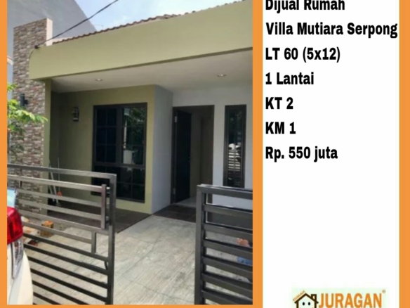 DIJUAL RUMAH VILLA MUTIARA SERPONG SATULISTING.com