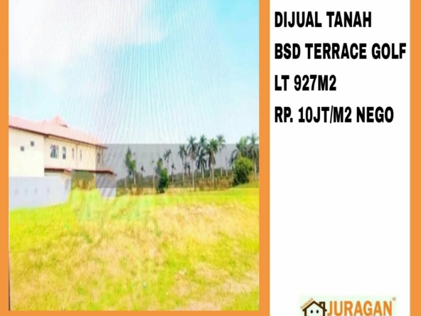 DIJUAL TANAH BSD TERRACE GOLF SATULISTING.com