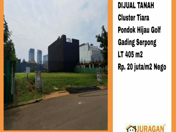 DIJUAL TANAH CLUSTER TIARA GADING SERPONG SATULISTING.com