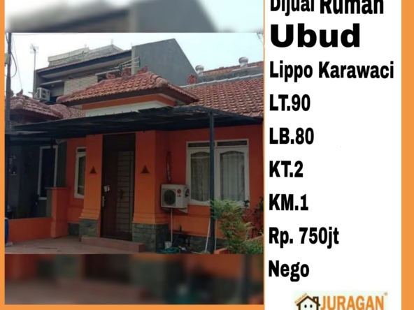 Dijual Rumah Ubud Lippo Karawaci SATULISTING.com