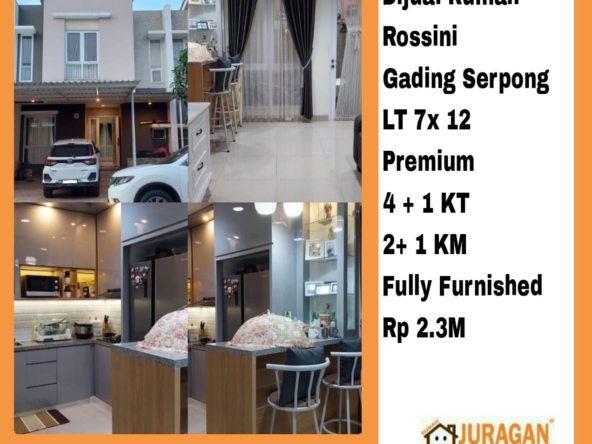 Dijual Rumah Rossini Gading Serpong SATULISTING.com