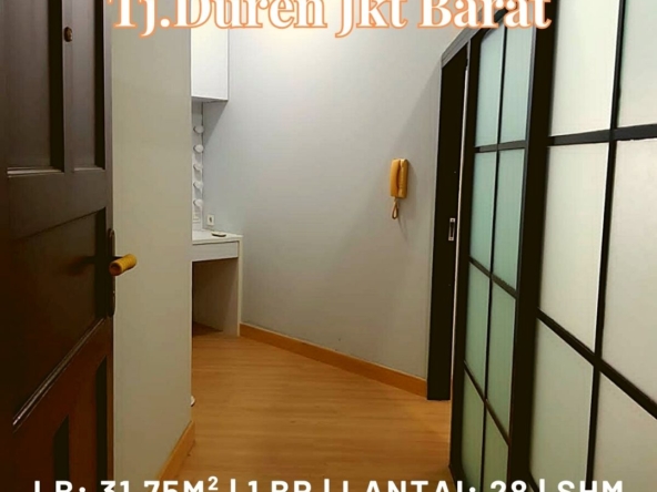 Dijual 1 Unit Apartemen Mediterania Tj Duren Jakarta Barat 1 Kamar SATULISTING.com