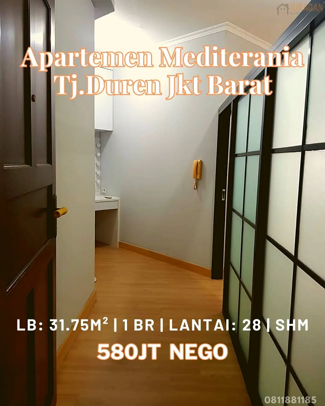 Dijual 1 Unit Apartemen Mediterania Tanjung Duren Jakarta Barat 1.jpg