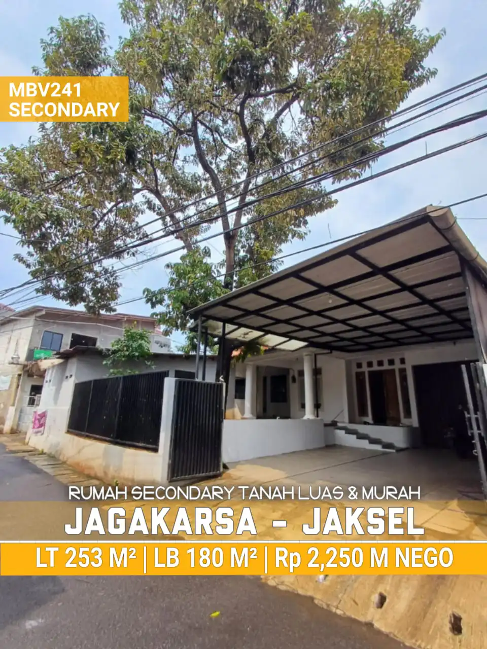 Rumah Siap Huni Jagakarsa Dekat Tol Jor TB Simatupang SATULISTING.com