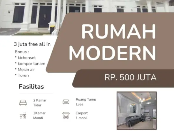 Rumah Mewah Gaya Eropa Clasic Di Selatan Tangerang SATULISTING.com