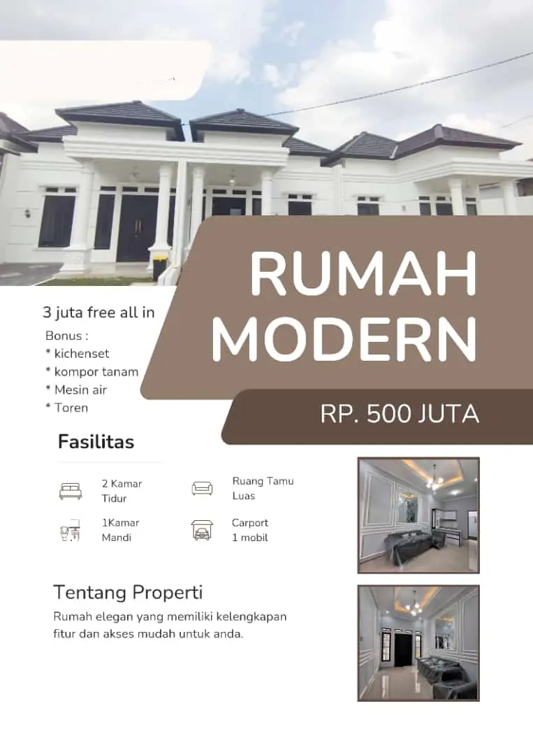 Rumah Mewah Gaya Eropa Clasic Di Selatan Tangerang SATULISTING.com