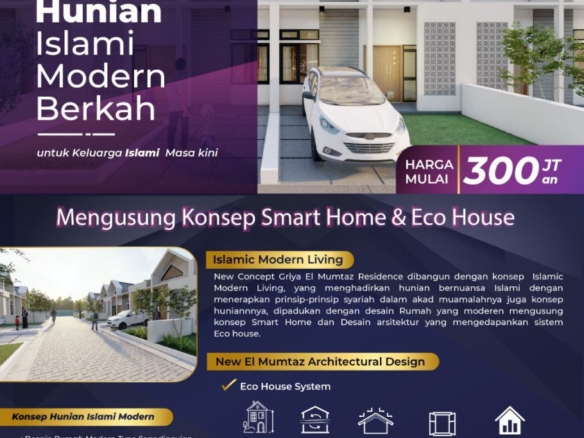 DIJUAL RUMAH MURAH CLUSTER GRIYA EL-MUMTAZ RESIDENCE SATULISTING.com