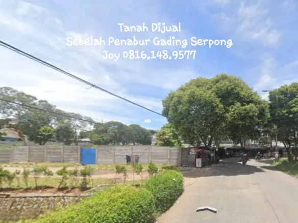 DIJUAL TANAH KELAPA DUA SAMPING PENABUR GADING SERPONG