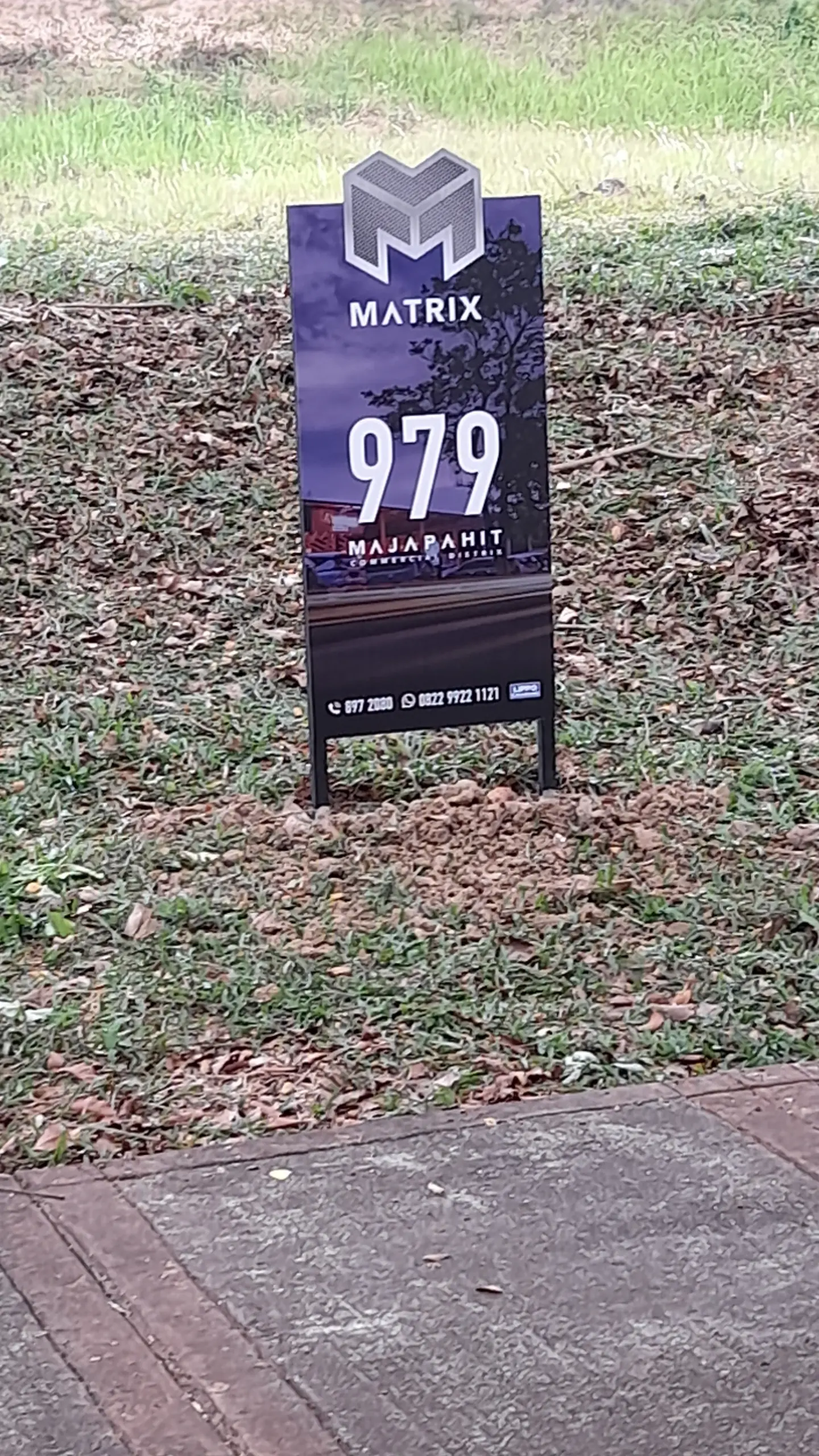 Dijual kavling Matrix lokasi di Jl. Utama Lippo Cikarang Bekasi