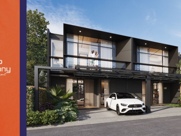 Tampak muka THE COLONY Lippo Cikarang Bekasi