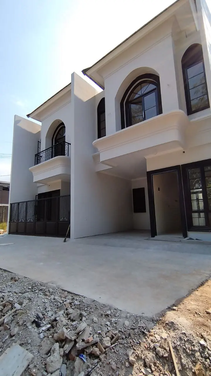 Tampak Muka Rumah Murah 2 Lantai Di Kalimulya Depok