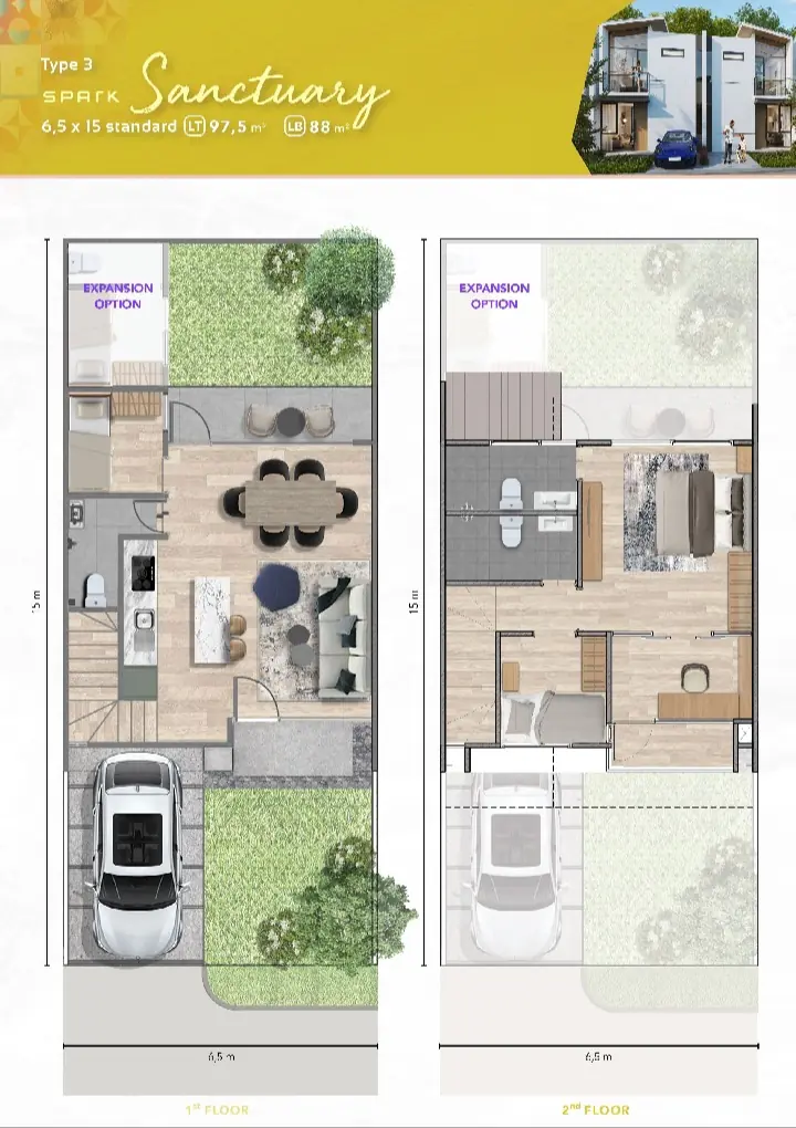 Denah Rumah Cendana Spark Lippo Cikarang