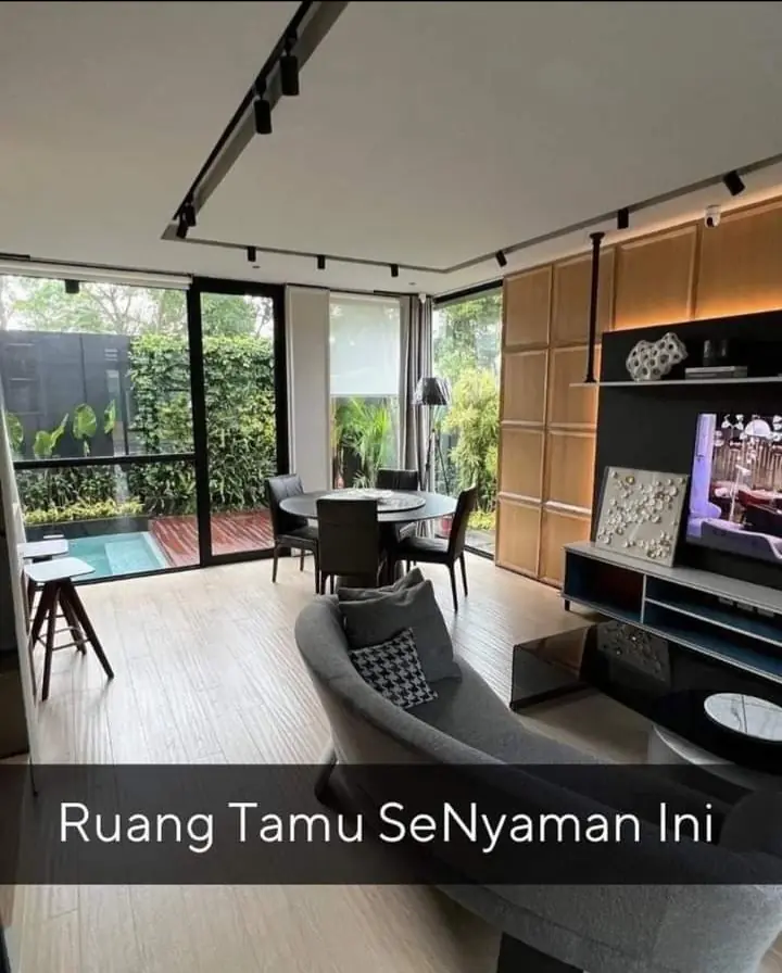 Ruang Tamu rumah THE COLONY Lippo Cikarang Bekasi