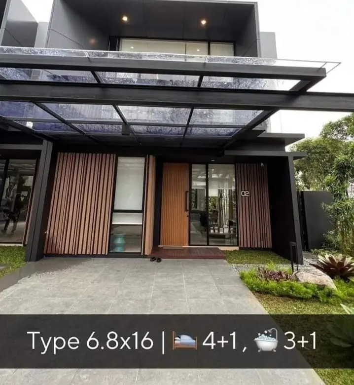 Tampak depan rumah THE COLONY Lippo Cikarang Bekasi