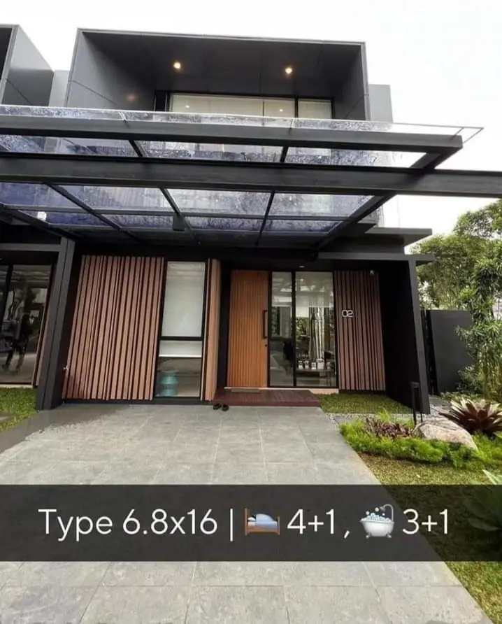 Tampak depan rumah THE COLONY Lippo Cikarang Bekasi
