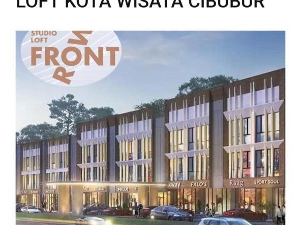 Ruko 3 Lantai Studio Loft Kota Wisata Cibubur