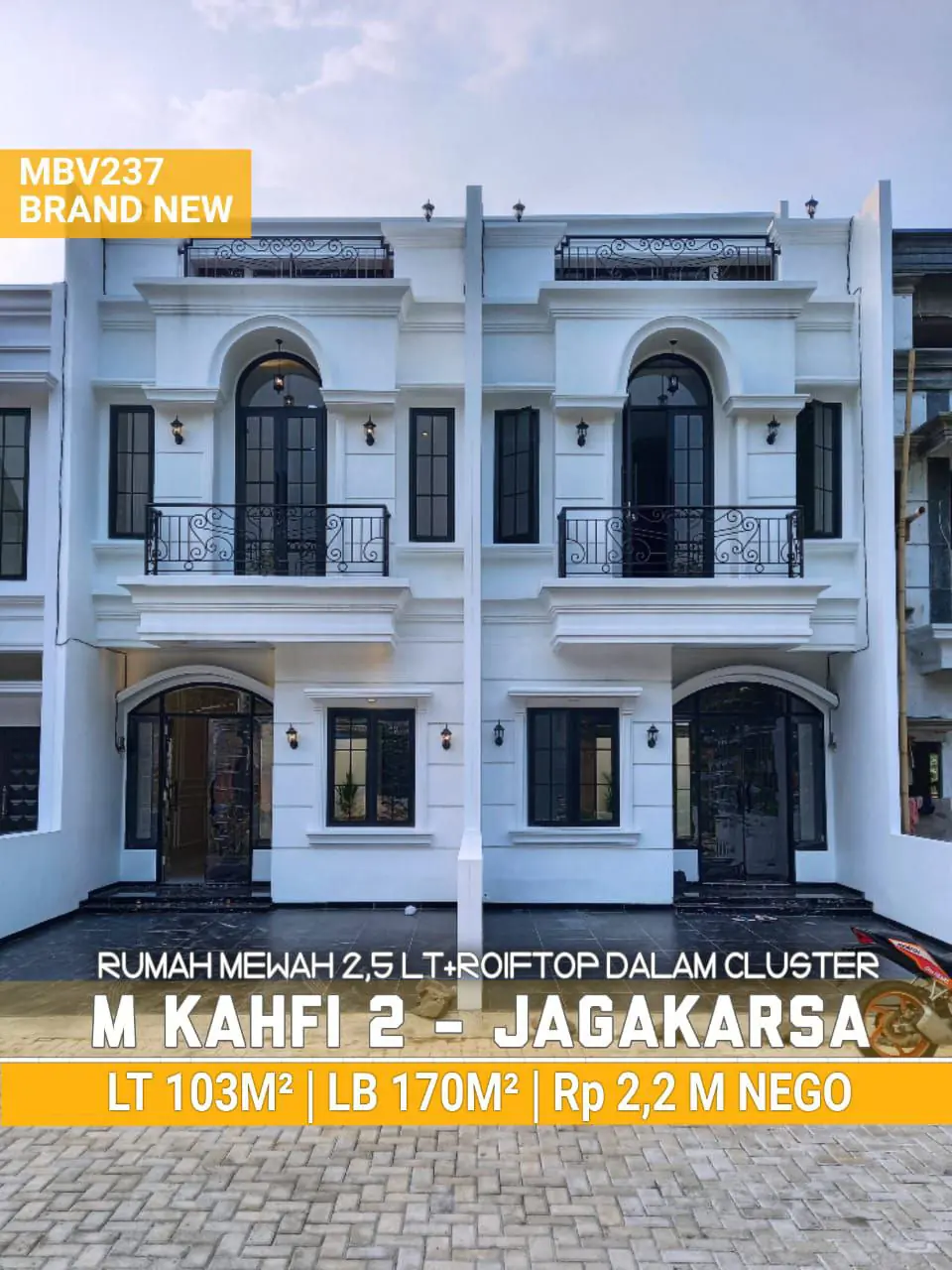 RUMAH MEWAH SIAP HUNI CLUSTER JAGAKARSA