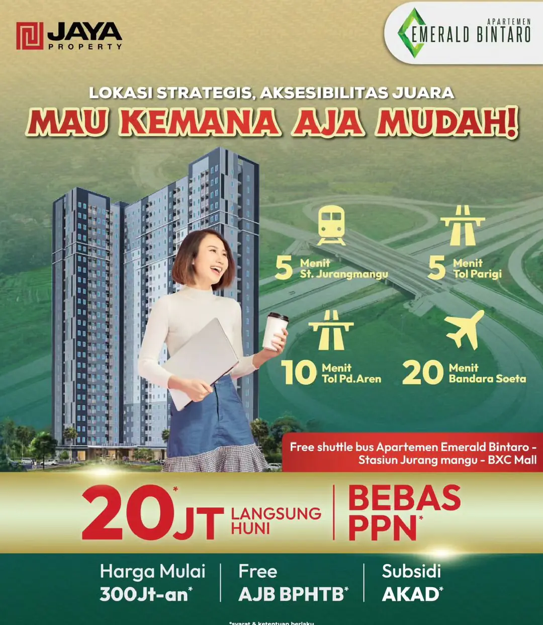 Jual Apartemen Emerald Bintaro