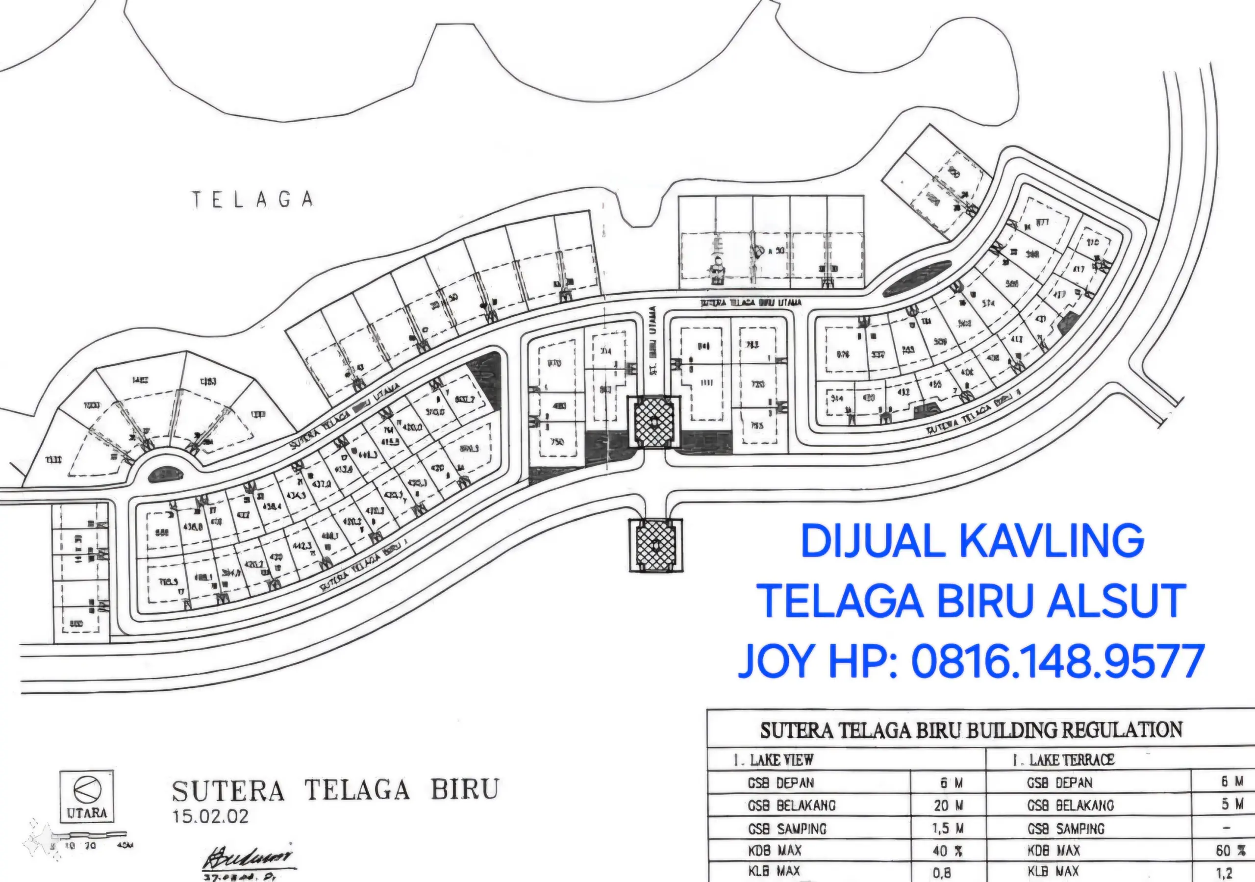 Dijual Kavling Telaga Biru Utama kav 34 Alam Sutera 4