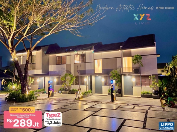 RUMAH 2 LANTAI CLUSTER XYZ LIVIN LIPPO CIKARANG