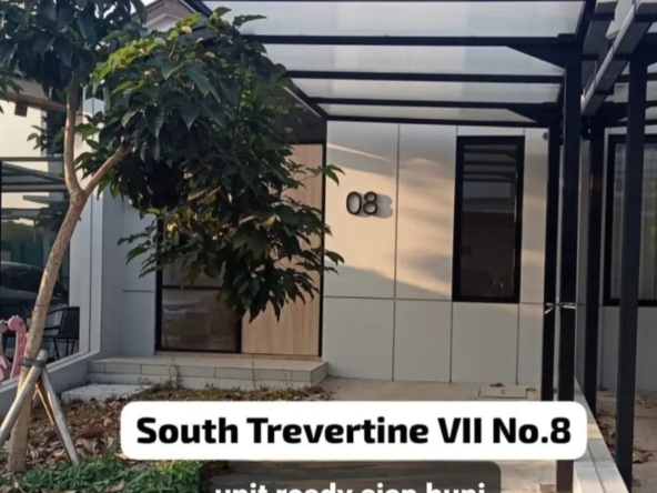 Dijual rumah murah Trevertine Free PPN lokasi Lippo Bekasi