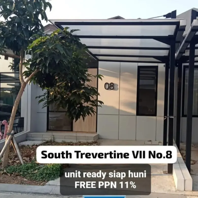 Dijual rumah murah Trevertine Free PPN lokasi Lippo Bekasi