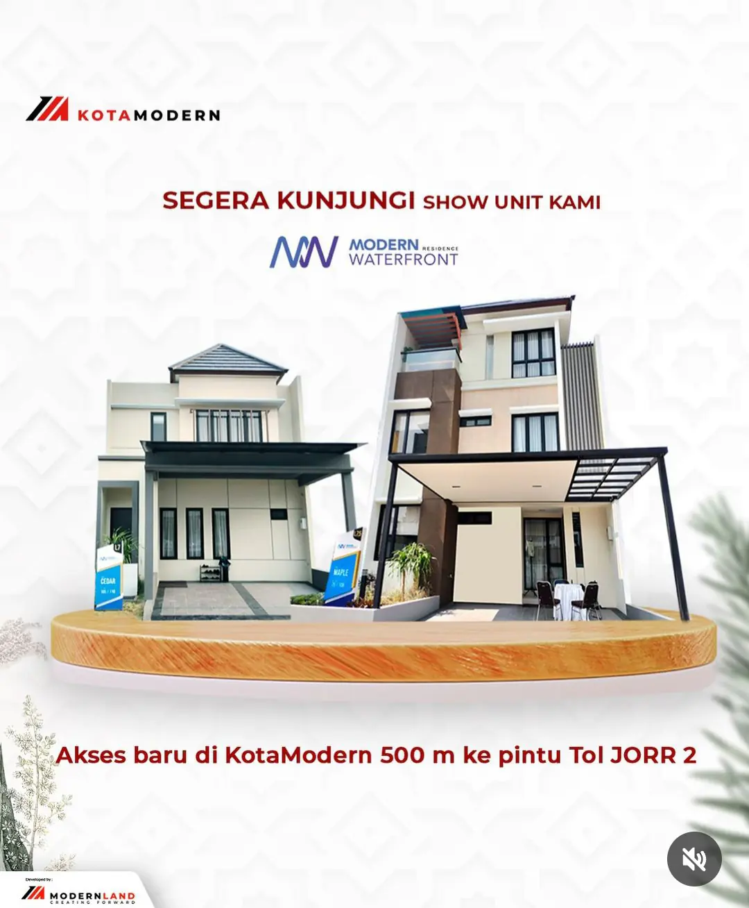 Rumah Baru di Modern Waterfront Residence