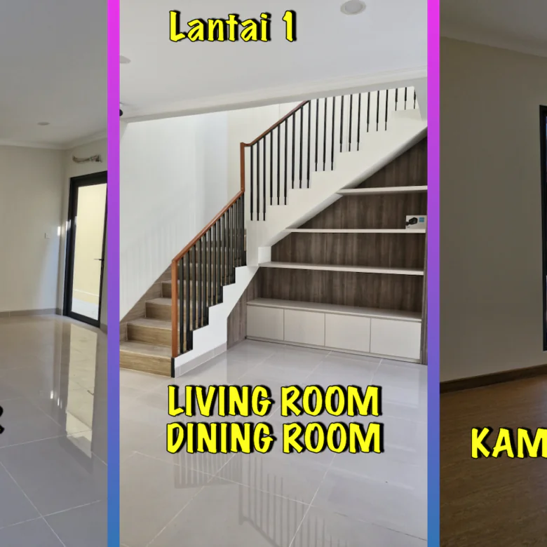 DIJUAL RUMAH BARU CLUSTER CARSON SUMMARECON SERPONG L9 SIAP HUNI 2