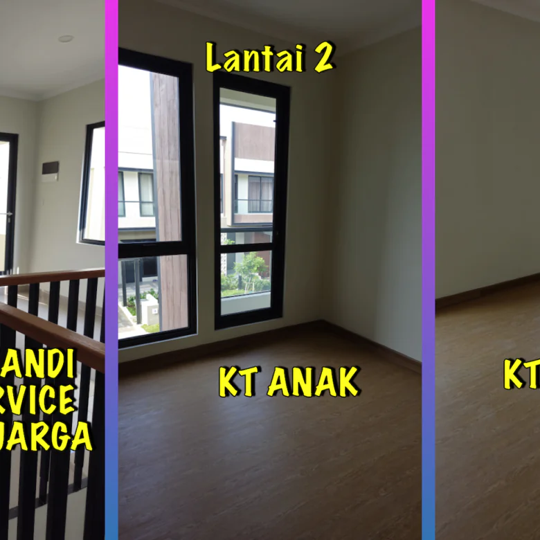 DIJUAL RUMAH BARU CLUSTER CARSON SUMMARECON SERPONG L9 SIAP HUNI 3