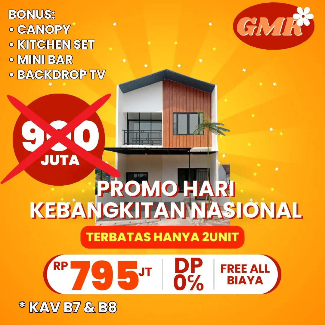 Dijual rumah 2 lantai di depok harga 700jtaan
