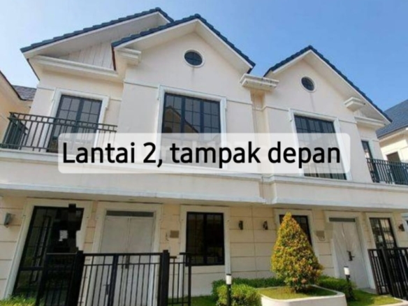 Tampak rumah lavon 2 cluster scarlet