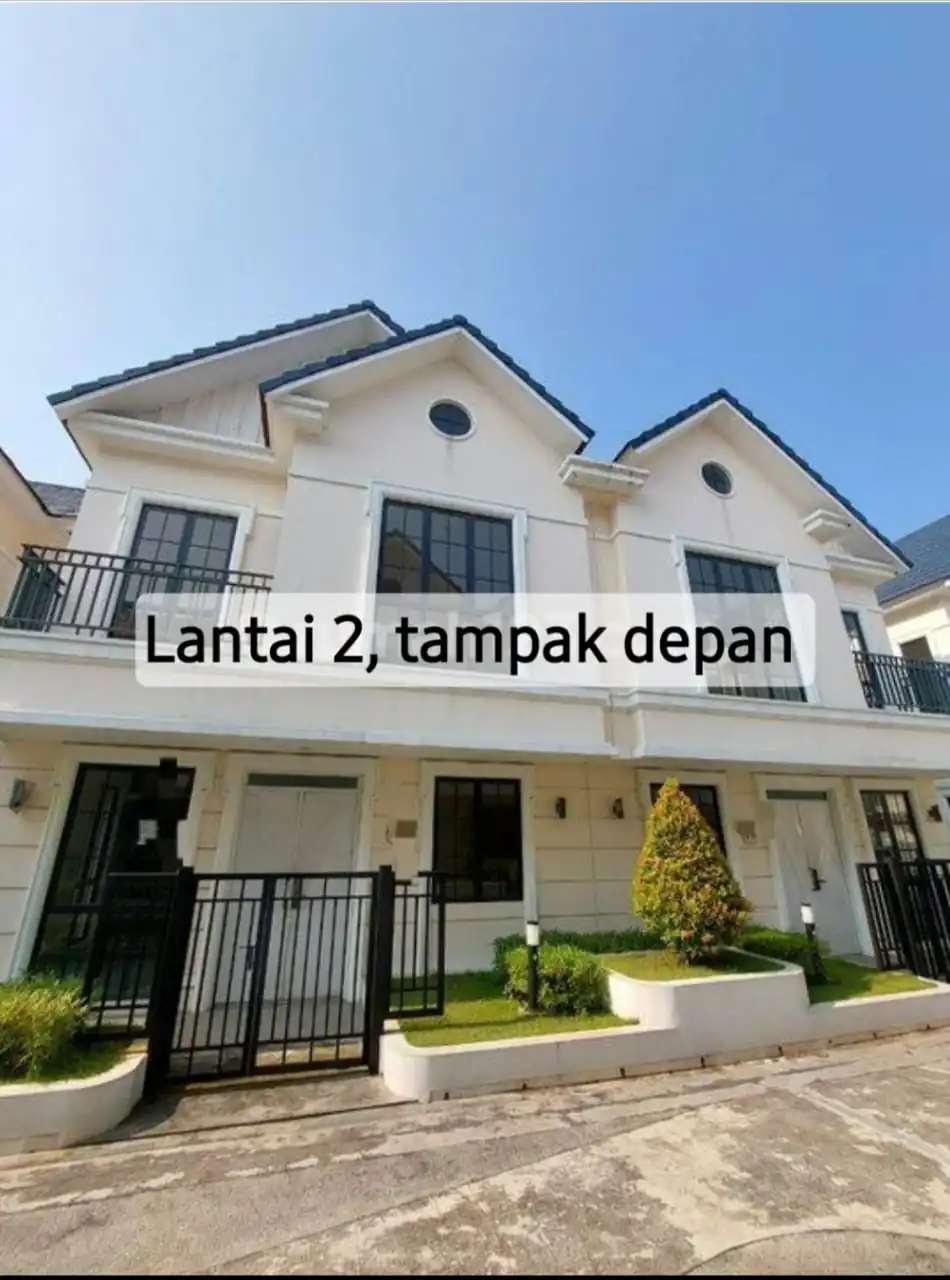 Tampak rumah lavon 2 cluster scarlet