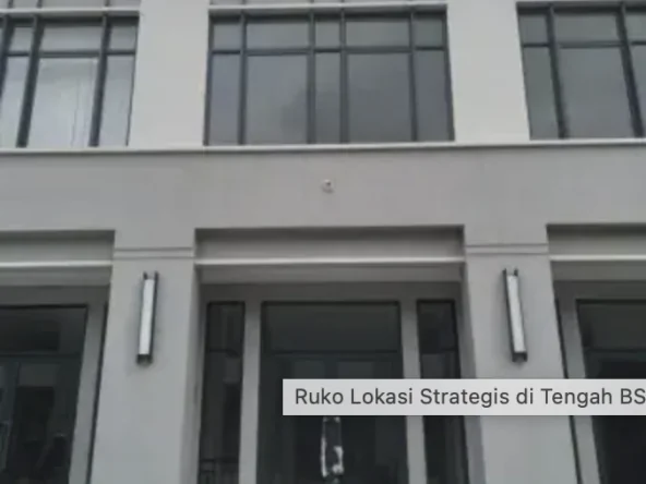 Ruko Lokasi Strategis di Tengah BSD Ruko 91 District BSD