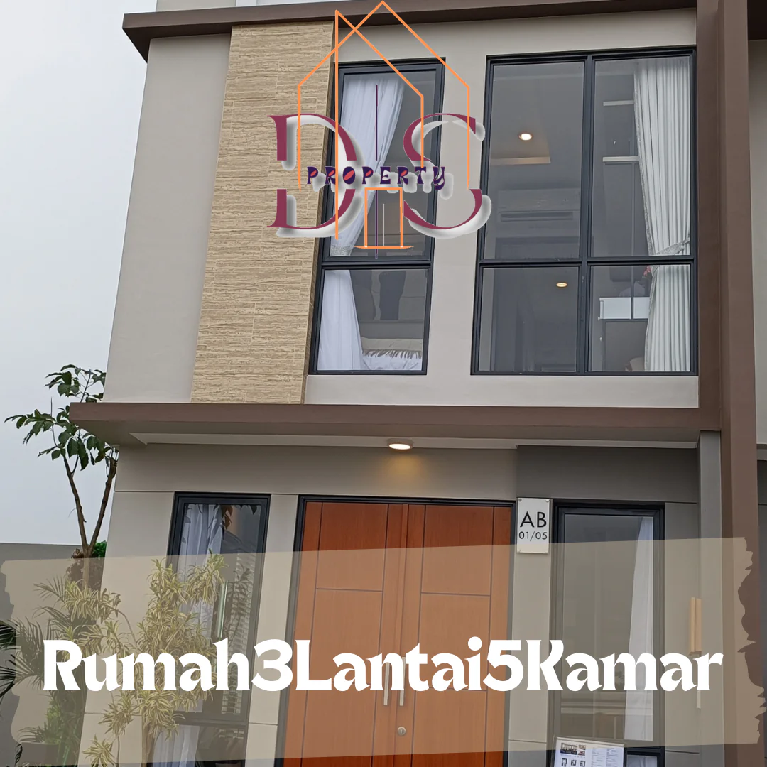 RUMAH MEWAH TANGERANG 3 LANTAI 5 KAMAR