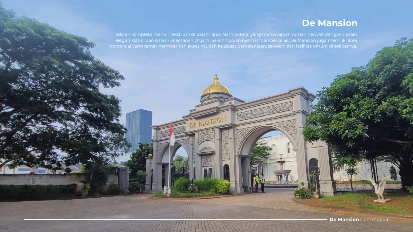 Lokasi De Mansion Alam Sutera