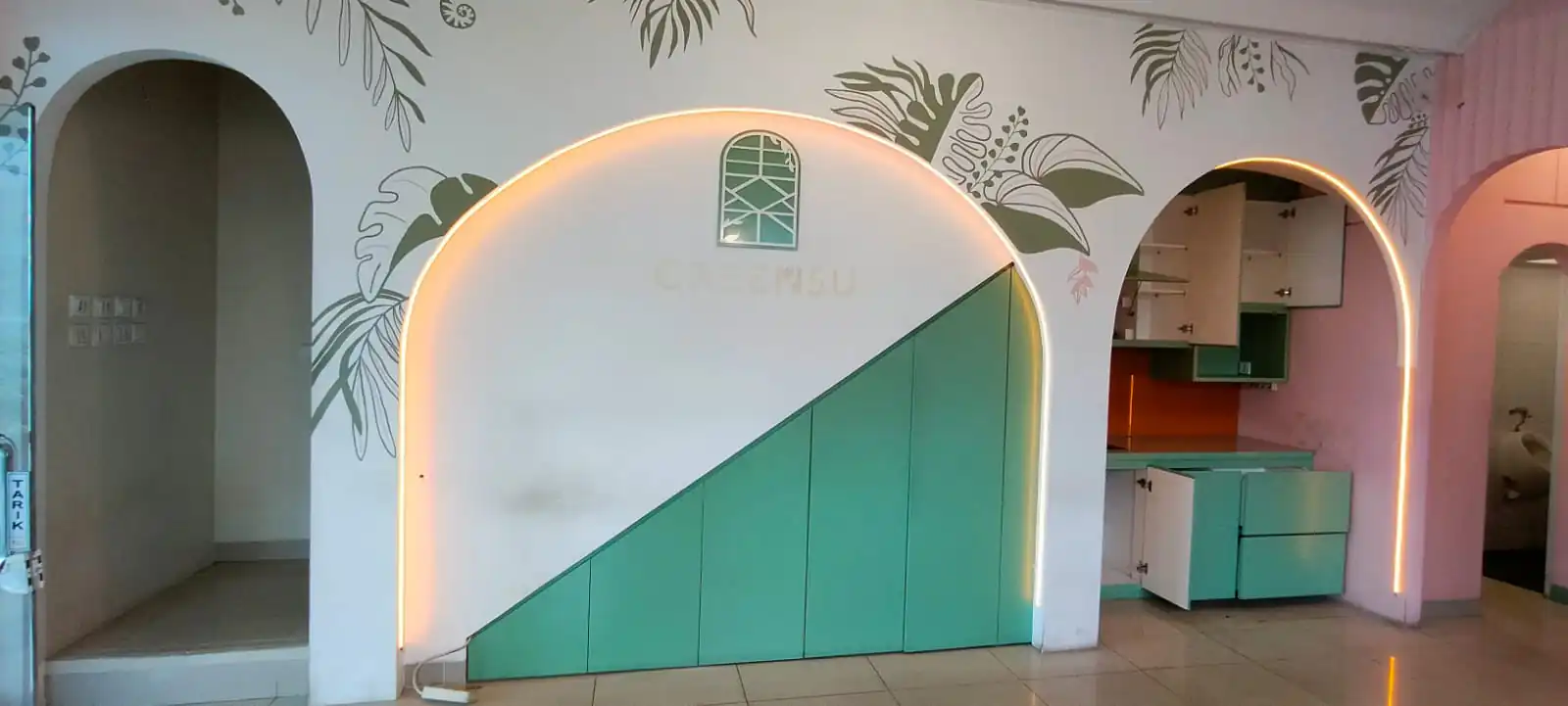 Ruko Edison Gading Serpong Sisi Dalam Setelah Interior
