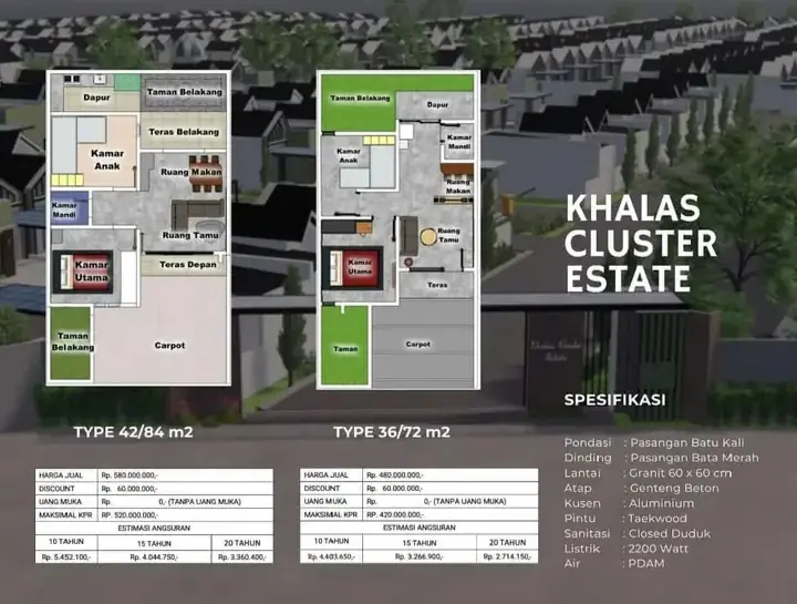 Siteplan Khalas Cluster Estate