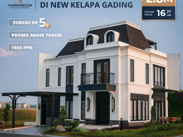 New Cluster JASMIA RESIDENCE Summarecon Crown Gading SATULISTING.com