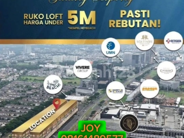 Ruko Dijual CITY HUB COMMERCIAL Gading Serpong